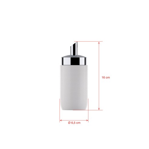 Açucareiro doseador em porcelana