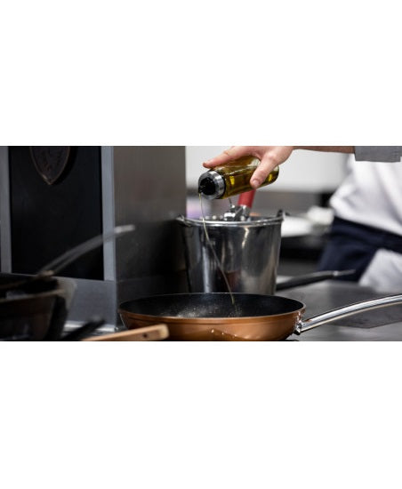 Almotolia de vidro para azeite anti gota Inoxibar