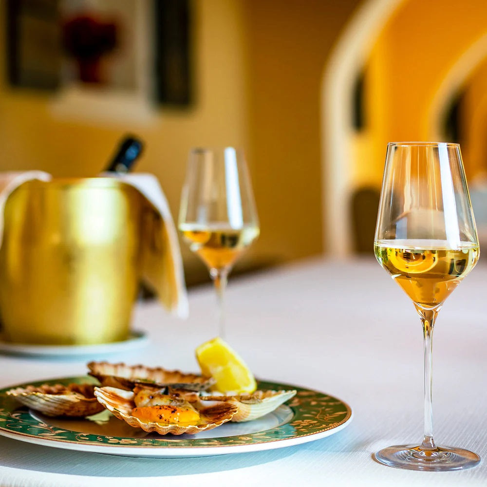 Copo de vinho branco stolzle quatrophil