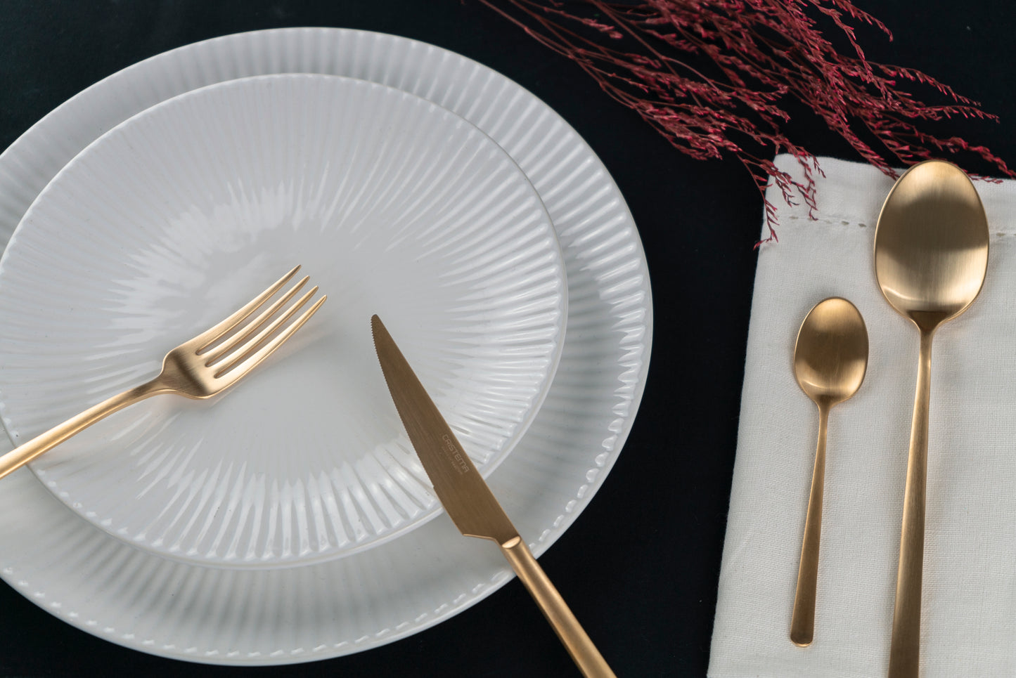 Faqueiro tokyo matte gold