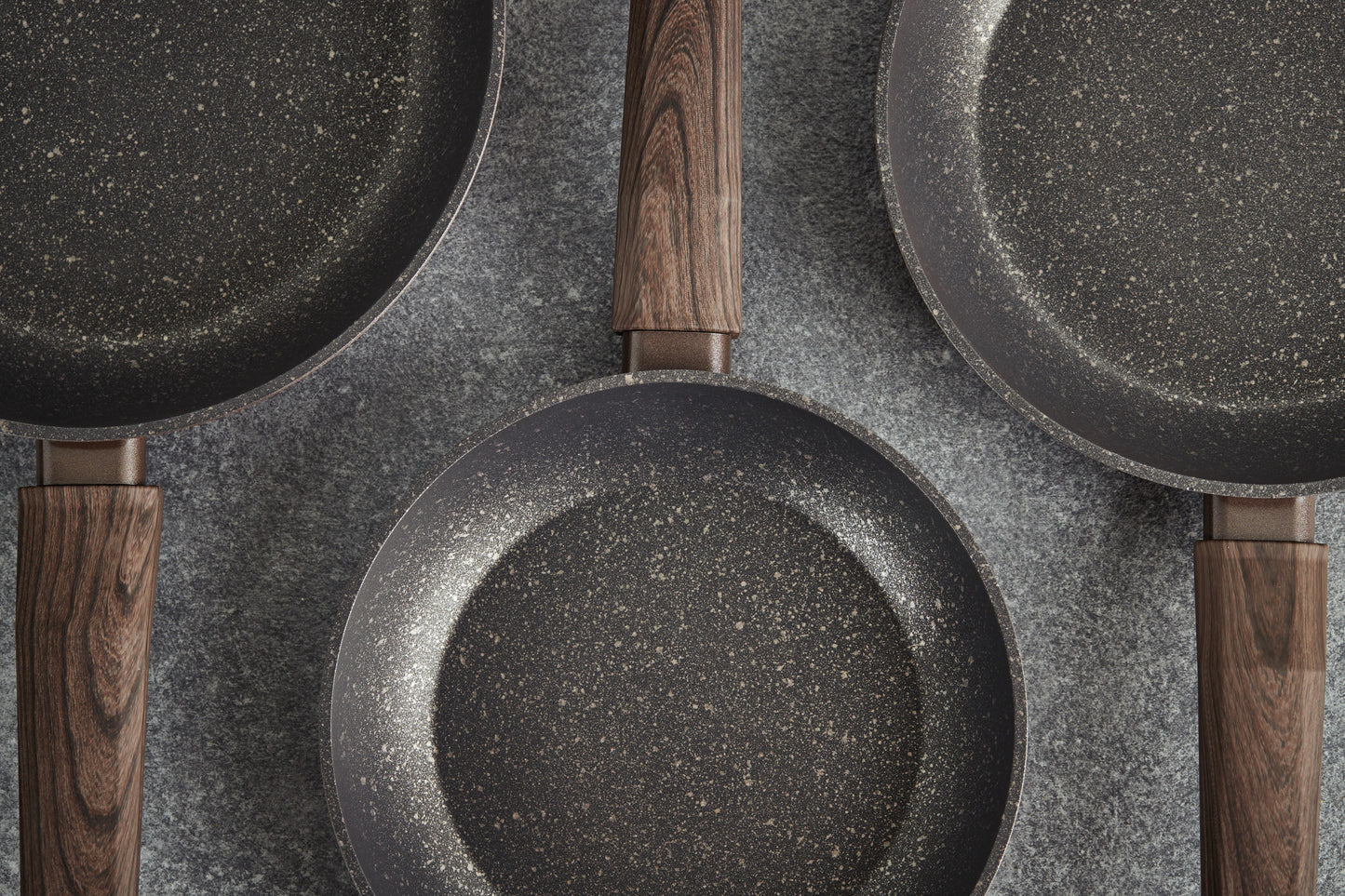 Frigideira Antiaderente Efeito Mármore Indução Carina 24cm - Resto Kitchenware