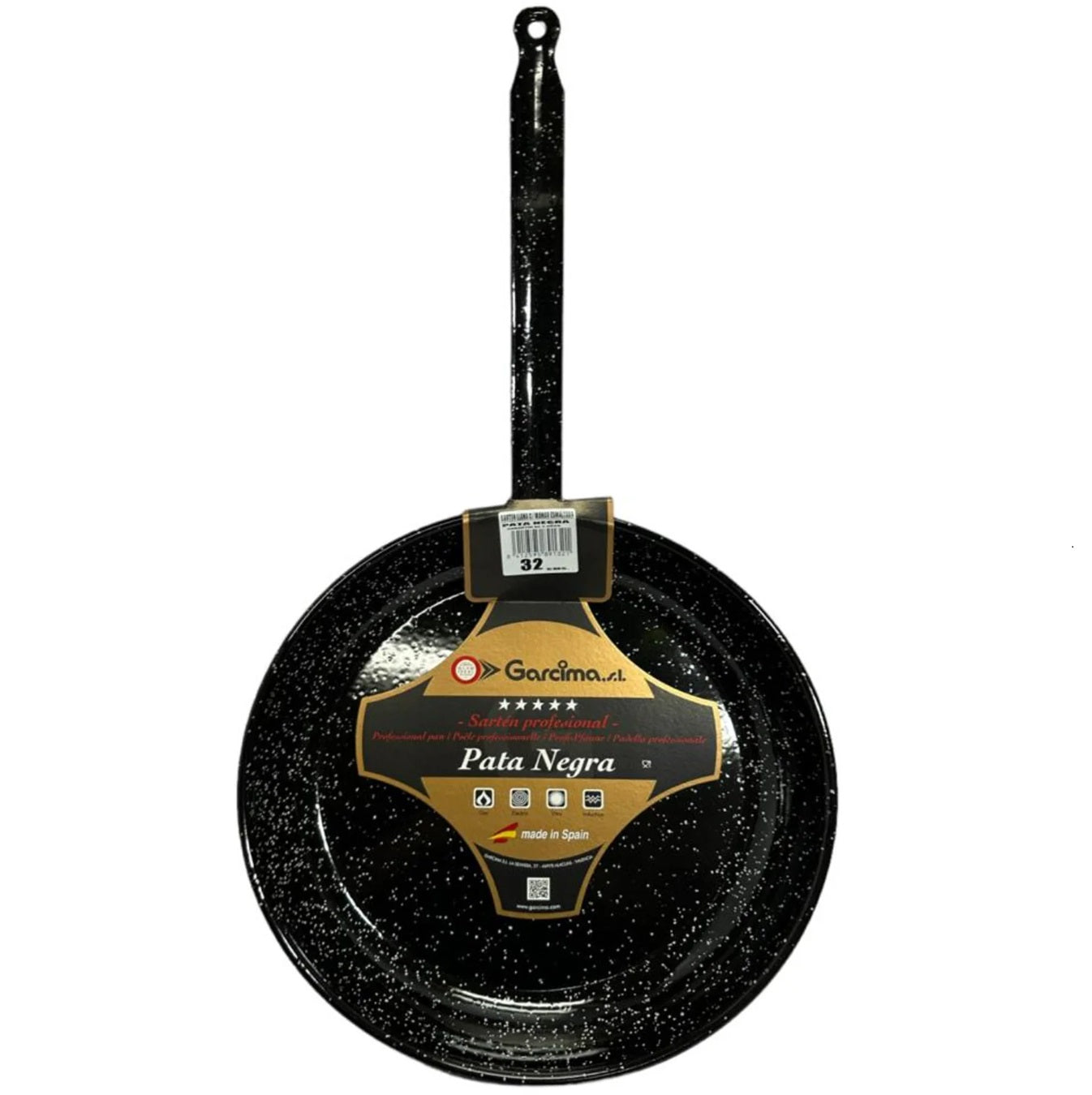 Frigideira esmaltada com cabo