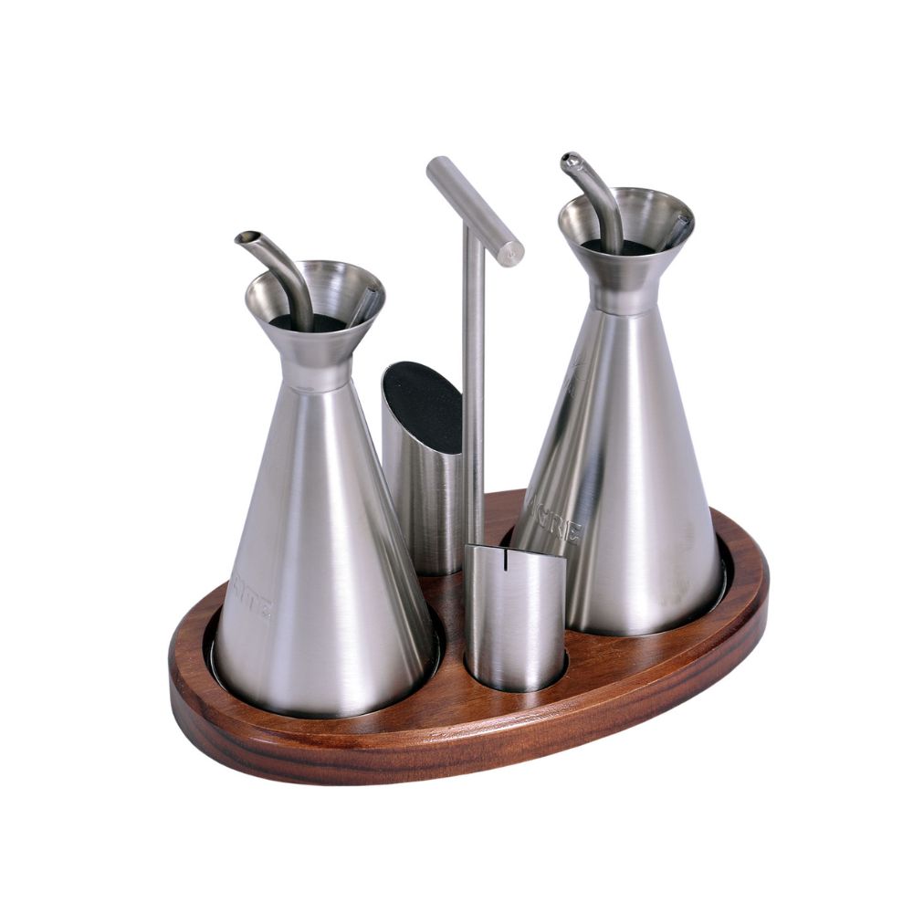 Galheteiro inox anti gota