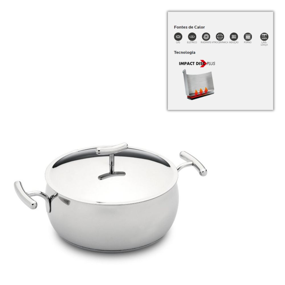 Caçarola inox Silampos Yumi