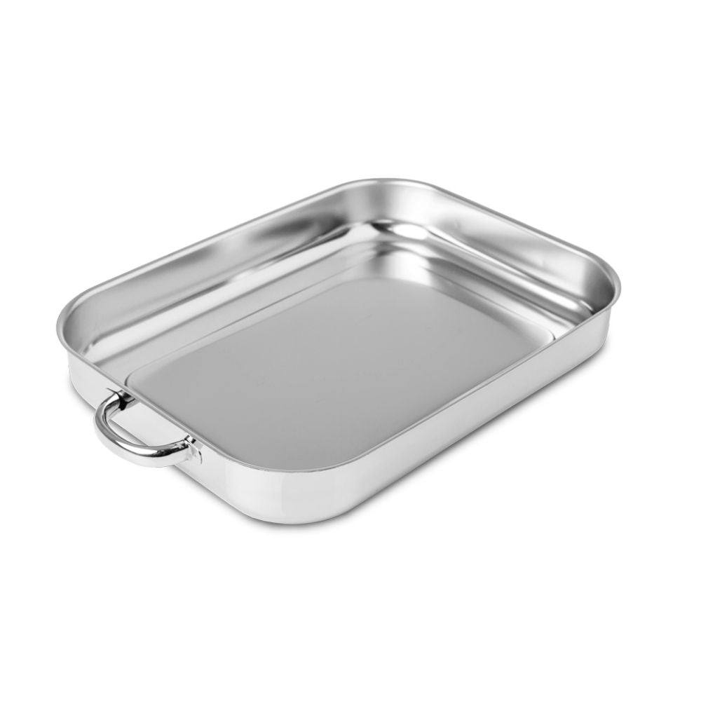 Tabuleiro forno inox com grelha Silampos
