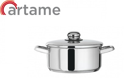 Caçarola inox com asas Artame - linha Concorde