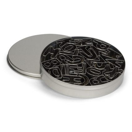 Conjunto cortadores massa letras