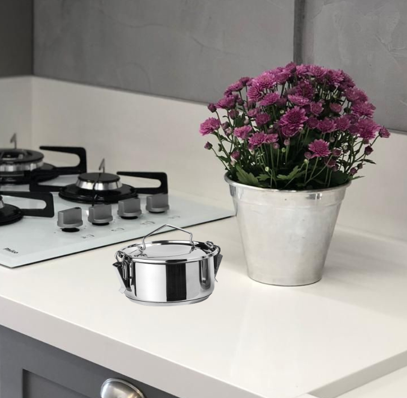 Marmita inox fundo térmico - Artame