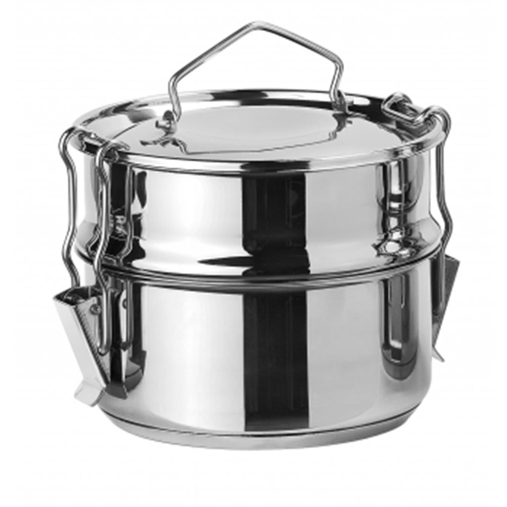 Marmita em inox dupla