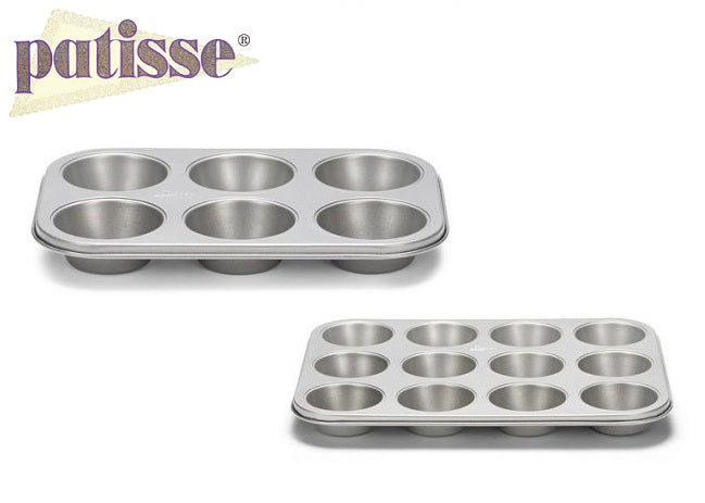 Forma para 6 e 12 queques Linha Silver Top - Patisse