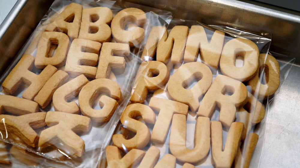 Conjunto corta massas letras - Patisse
