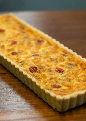 Tarte em forma retangular fundo amovivel