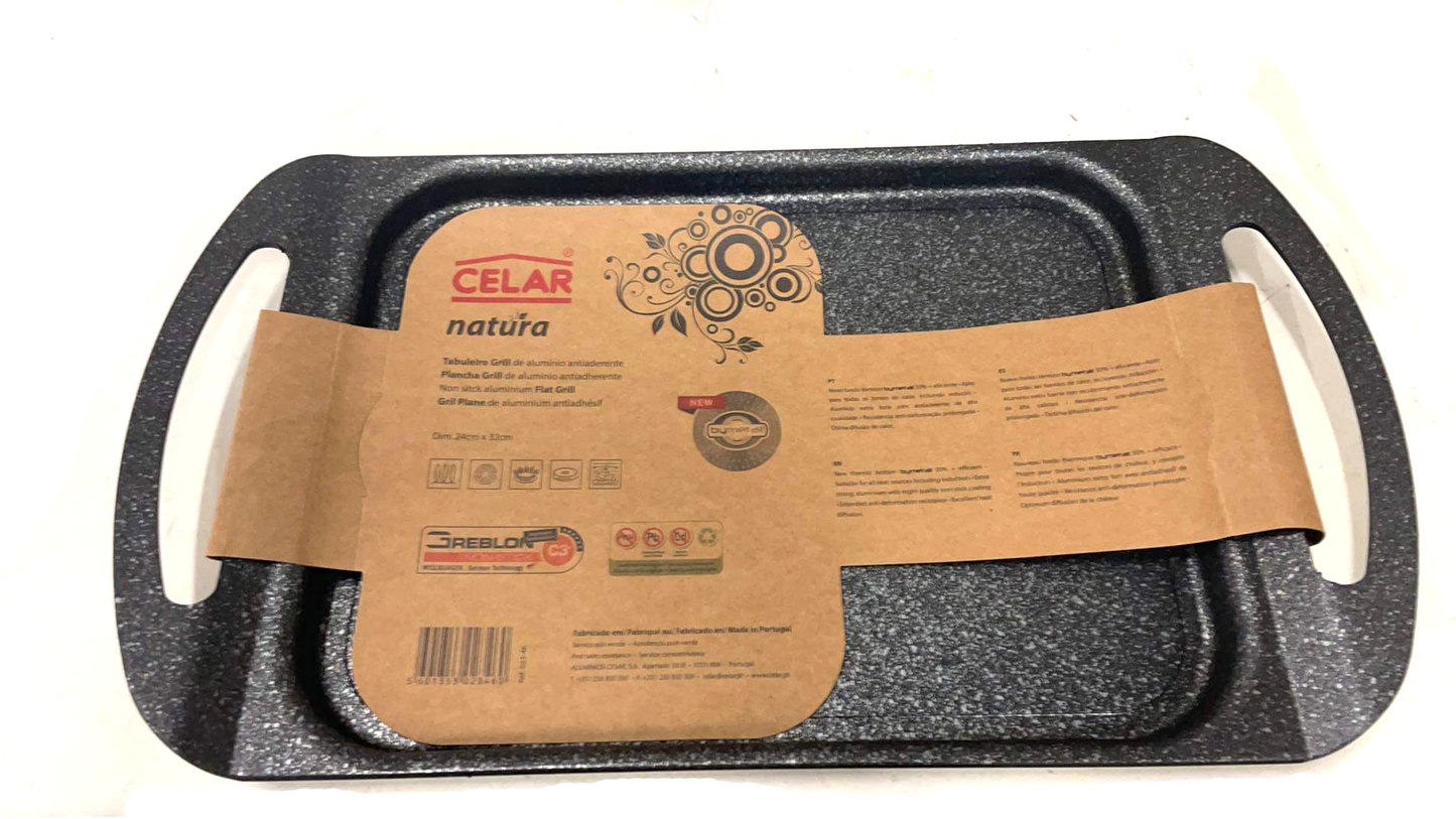 Tabuleiro grelhador antiaderente Natura - Celar
