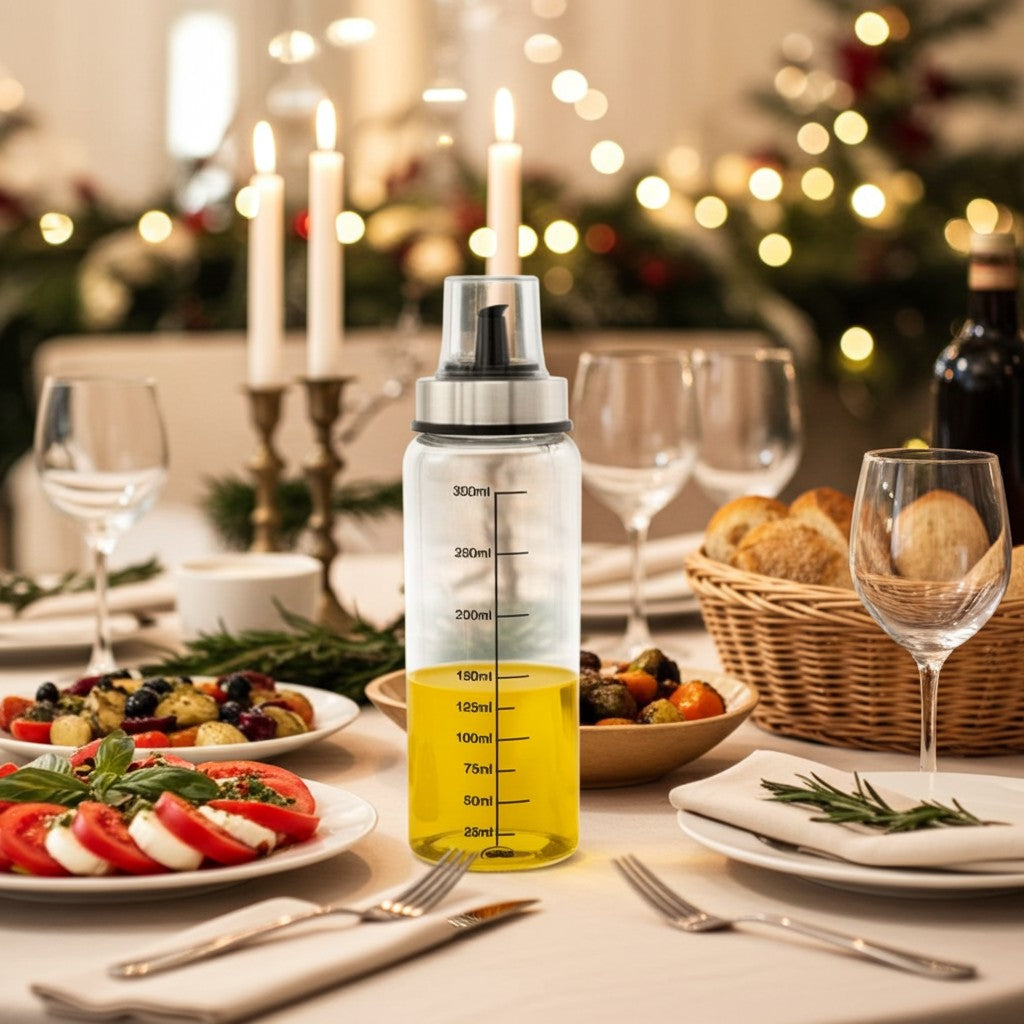 Almotolia de vidro para azeite anti gota Inoxibar