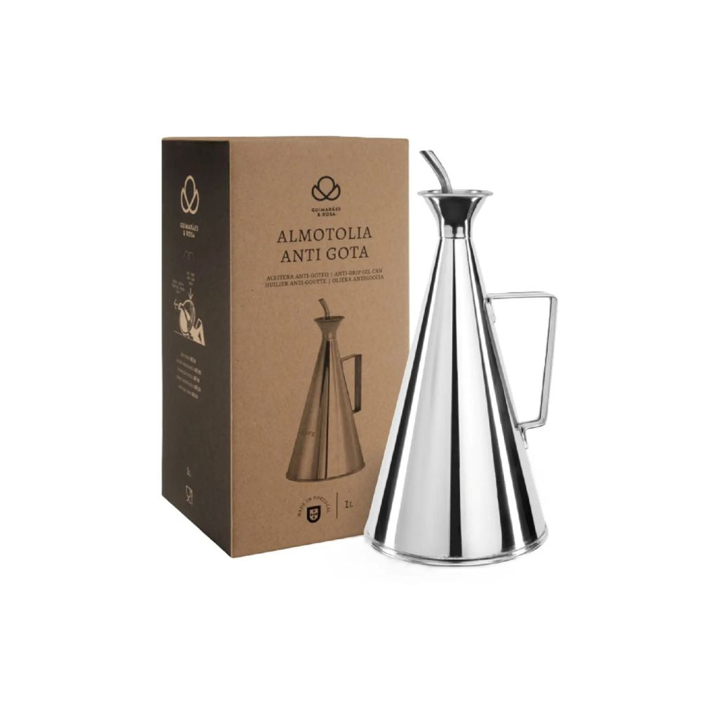 Almotolia inox anti gota para azeite