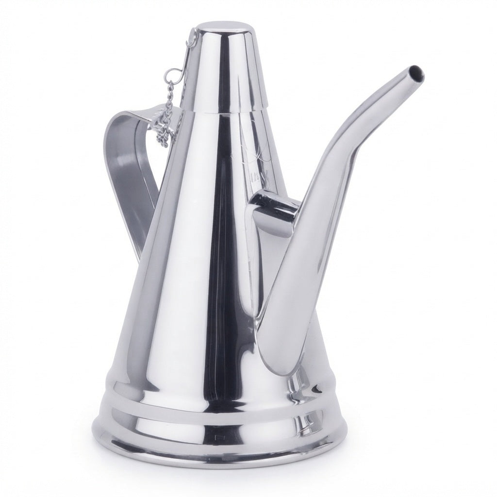 Almotolia inox classica para azeite - Guimaraes e Rosa