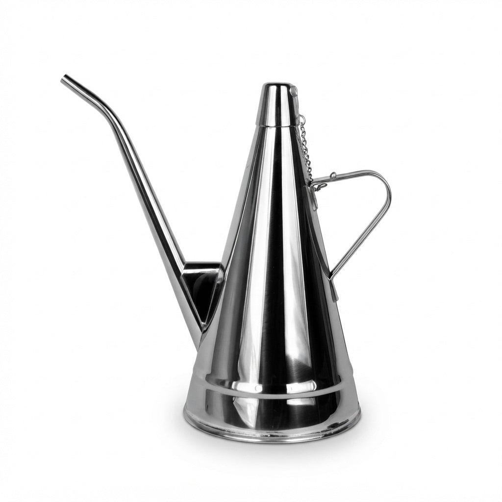 Almotolia inox classica para azeite - Guimaraes e Rosa