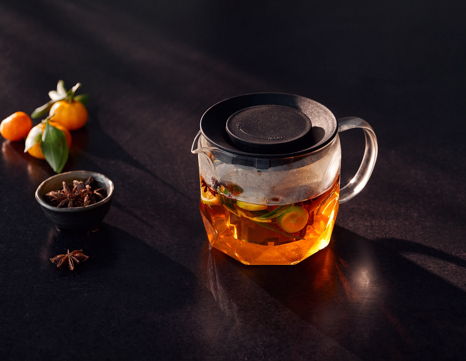 Bule de Chá Ain em Vidro com infusor 1L Resto Kitchenware