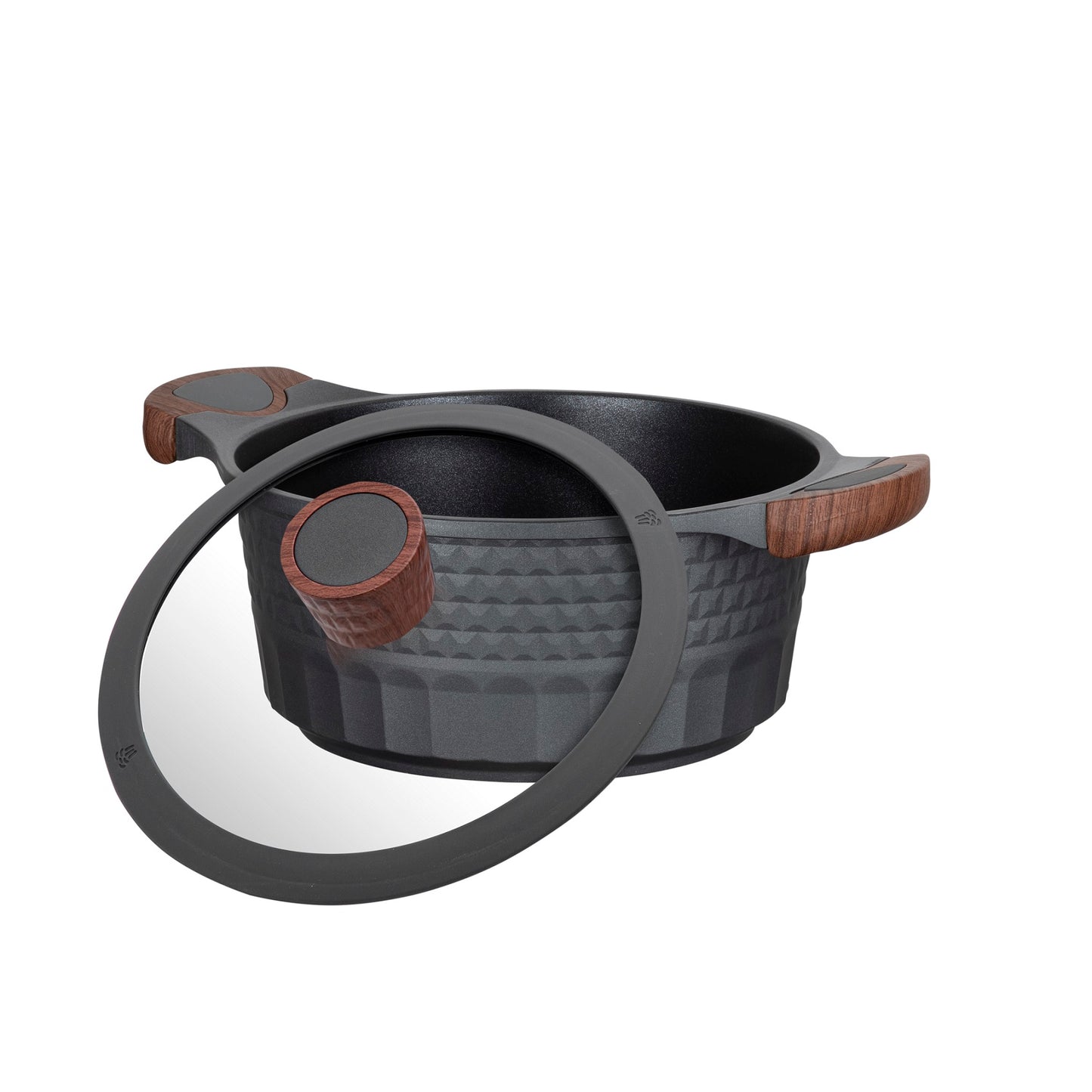Caçarola Antiaderente Indução com tampa vidro Capella 20cm – Resto Kitchenware