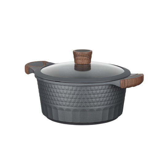 Caçarola Antiaderente Indução com tampa vidro Capella 24cm – Resto Kitchenware