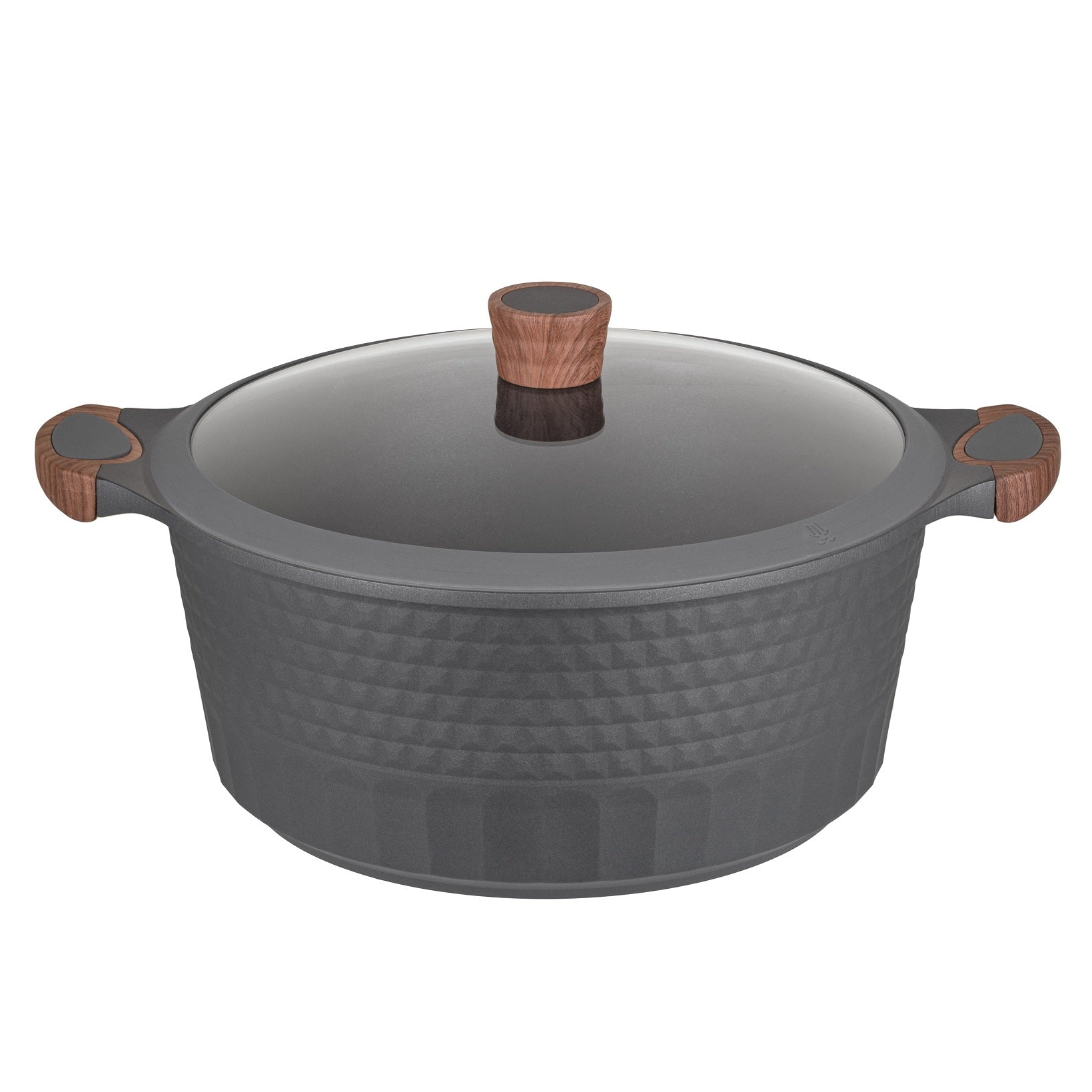 Caçarola Antiaderente Indução com tampa vidro Capella 32cm – Resto Kitchenware