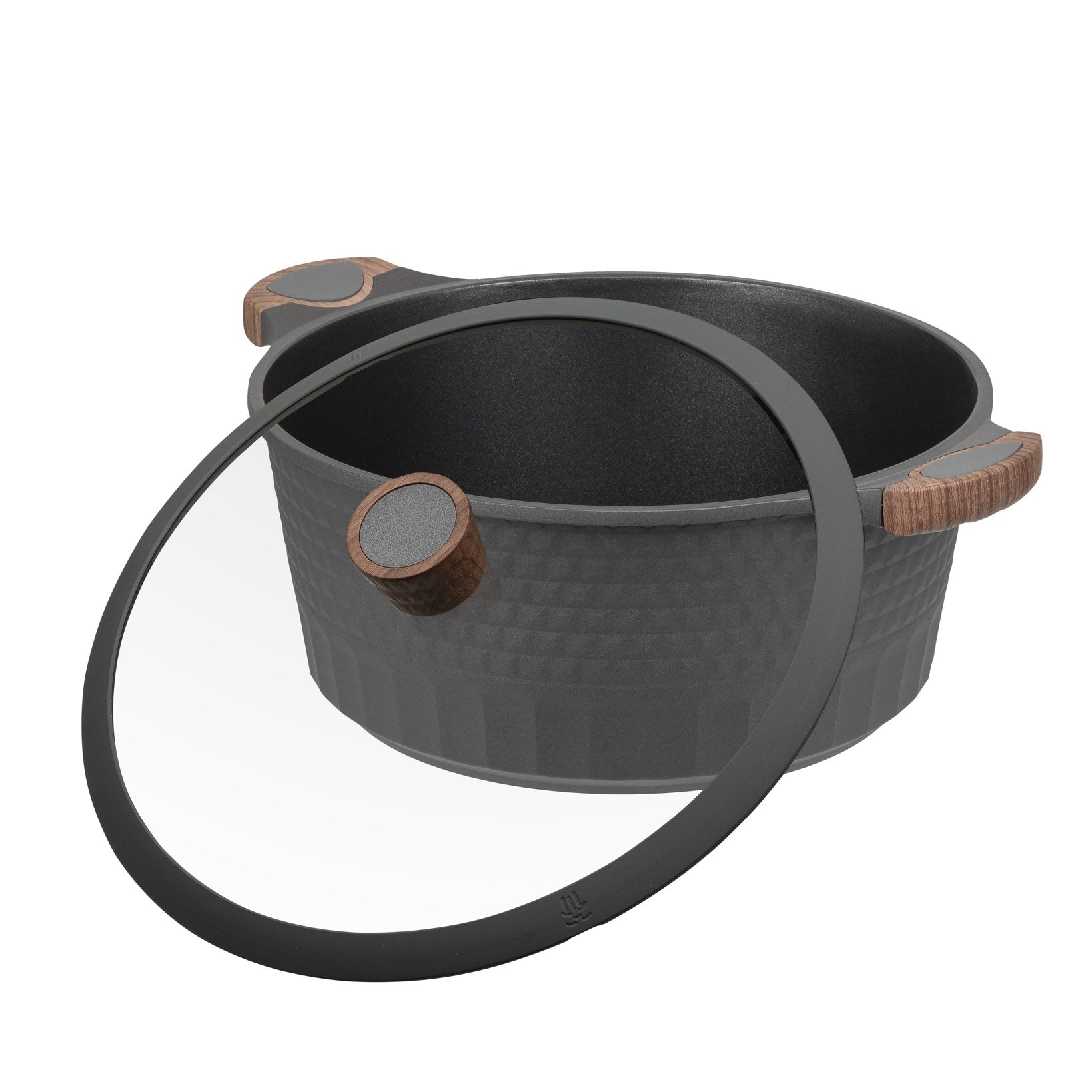 Caçarola Antiaderente Indução com tampa vidro Capella 32cm – Resto Kitchenware