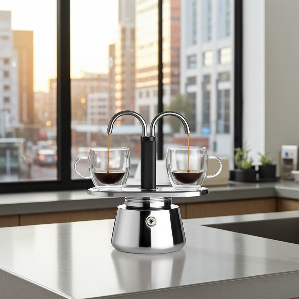 Mini cafeteira expresso 2 chavenas - Ibili