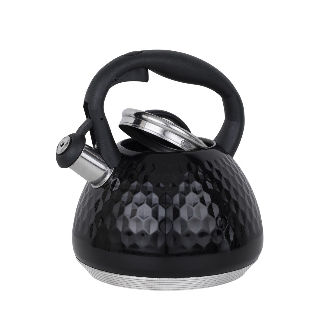 Chaleira Inox Preto Martelado Aries 2,7L Indução - Resto Kitchenware