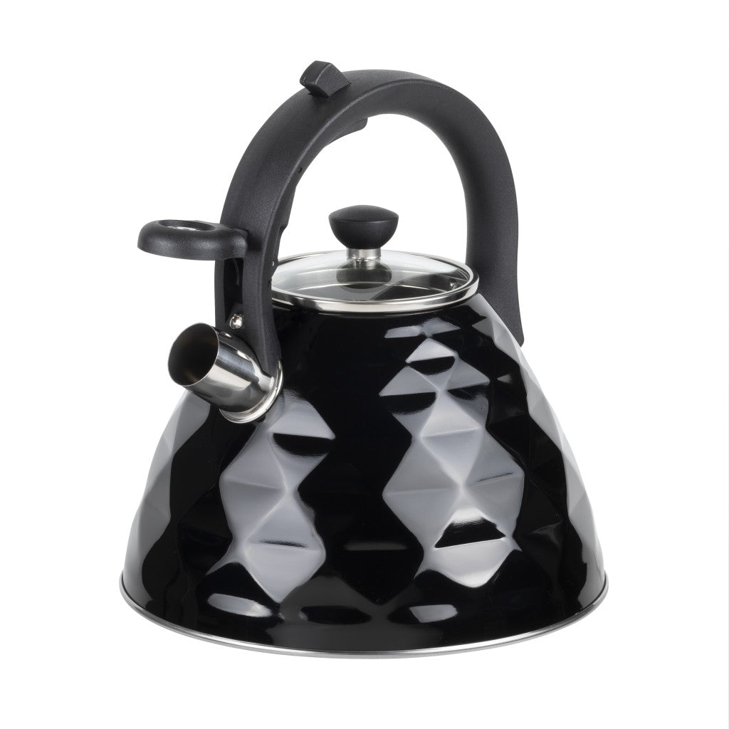 Chaleira Inox Preta Almaaz 3L Indução_Design 3D_Resto Kitchenware