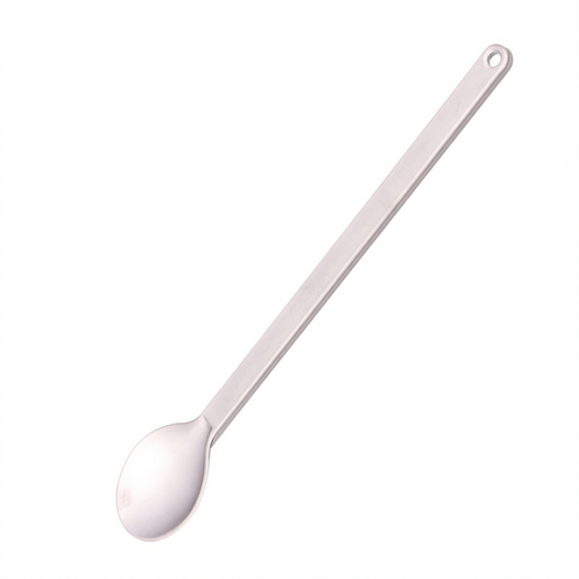 Colher de cozinha em plástico PBT branca de 30 a 50 cm