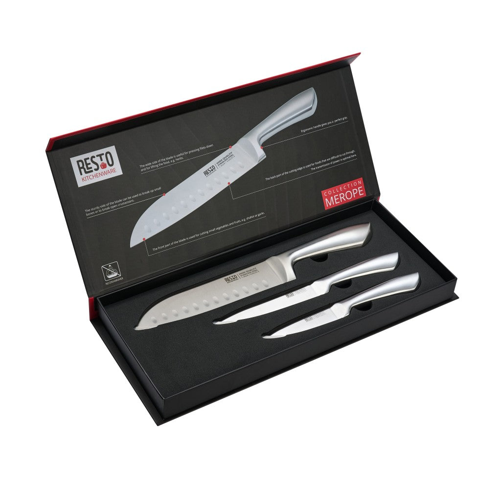 Conjunto de 3 Facas Merope Essential - Resto Kitchenware