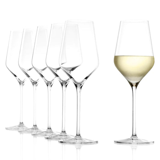 Copo de vinho branco stolzle quatrophil