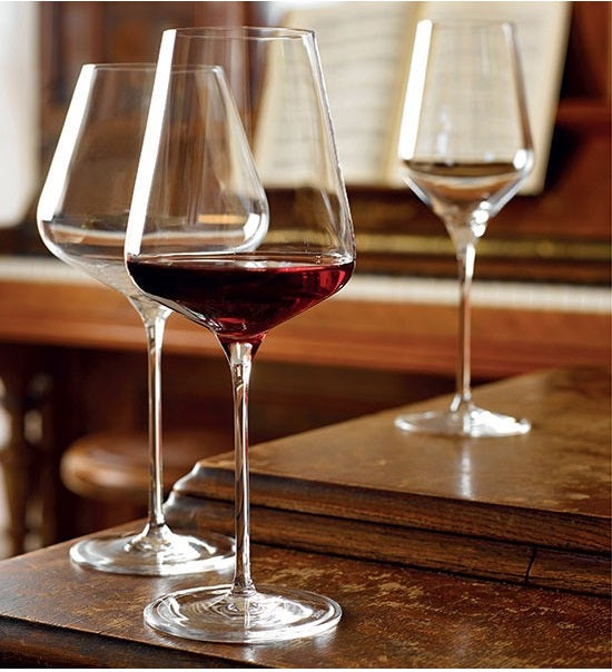 Copo de vinho tinto vidro cristal