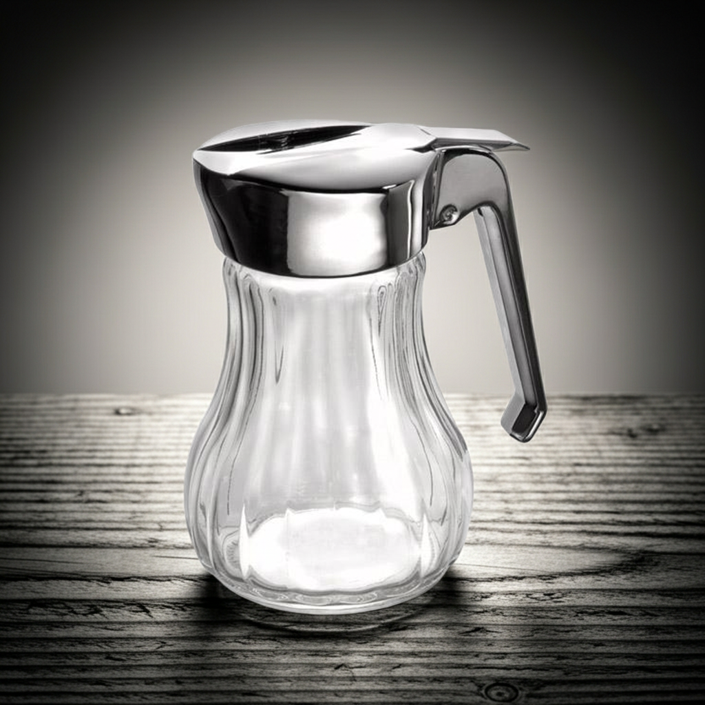 Dispensador de vidro para mel 