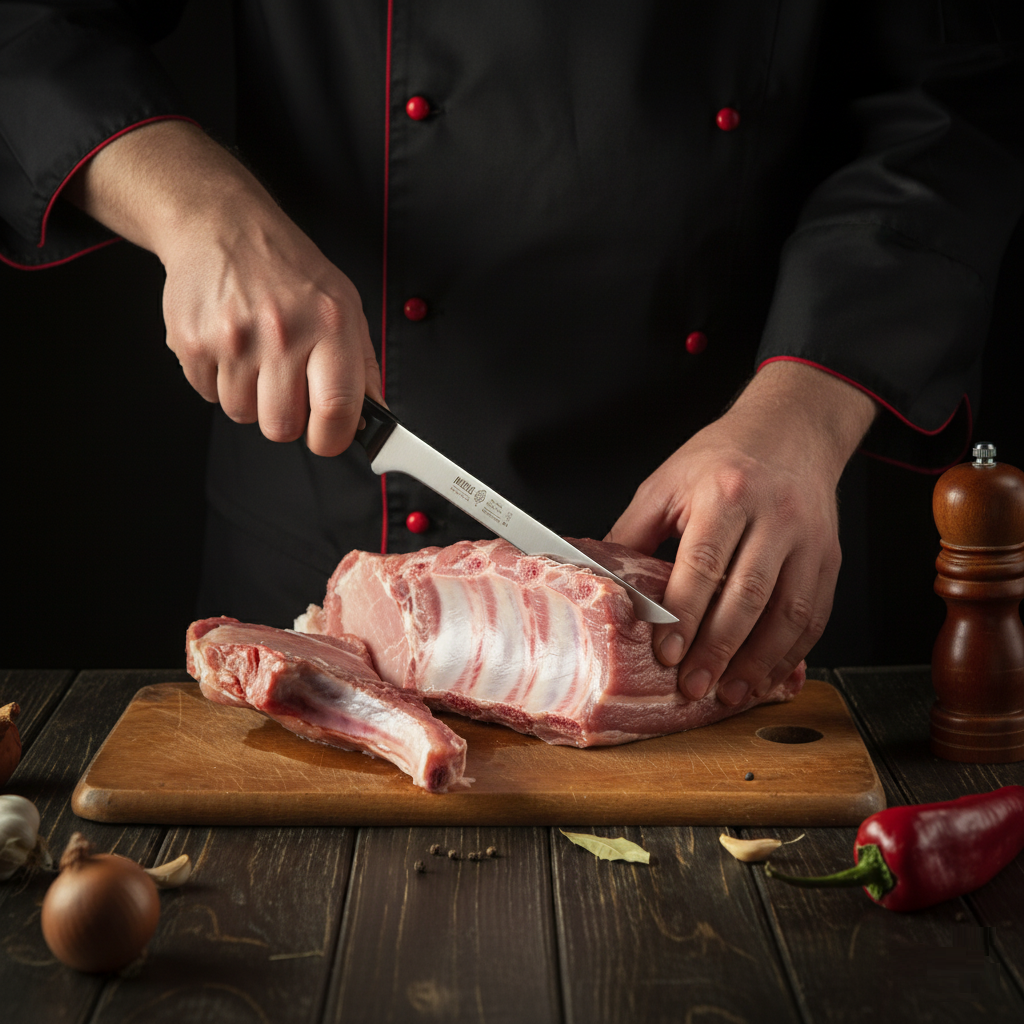 Faca para desossar carne e peixe Chef - Nicul - Cozinha Silva
