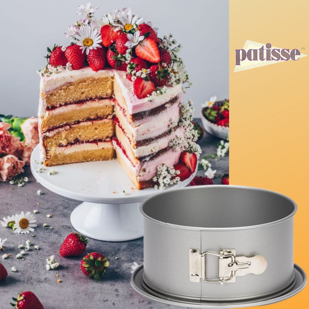 Forma de bolo alta com fundo removível Patisse