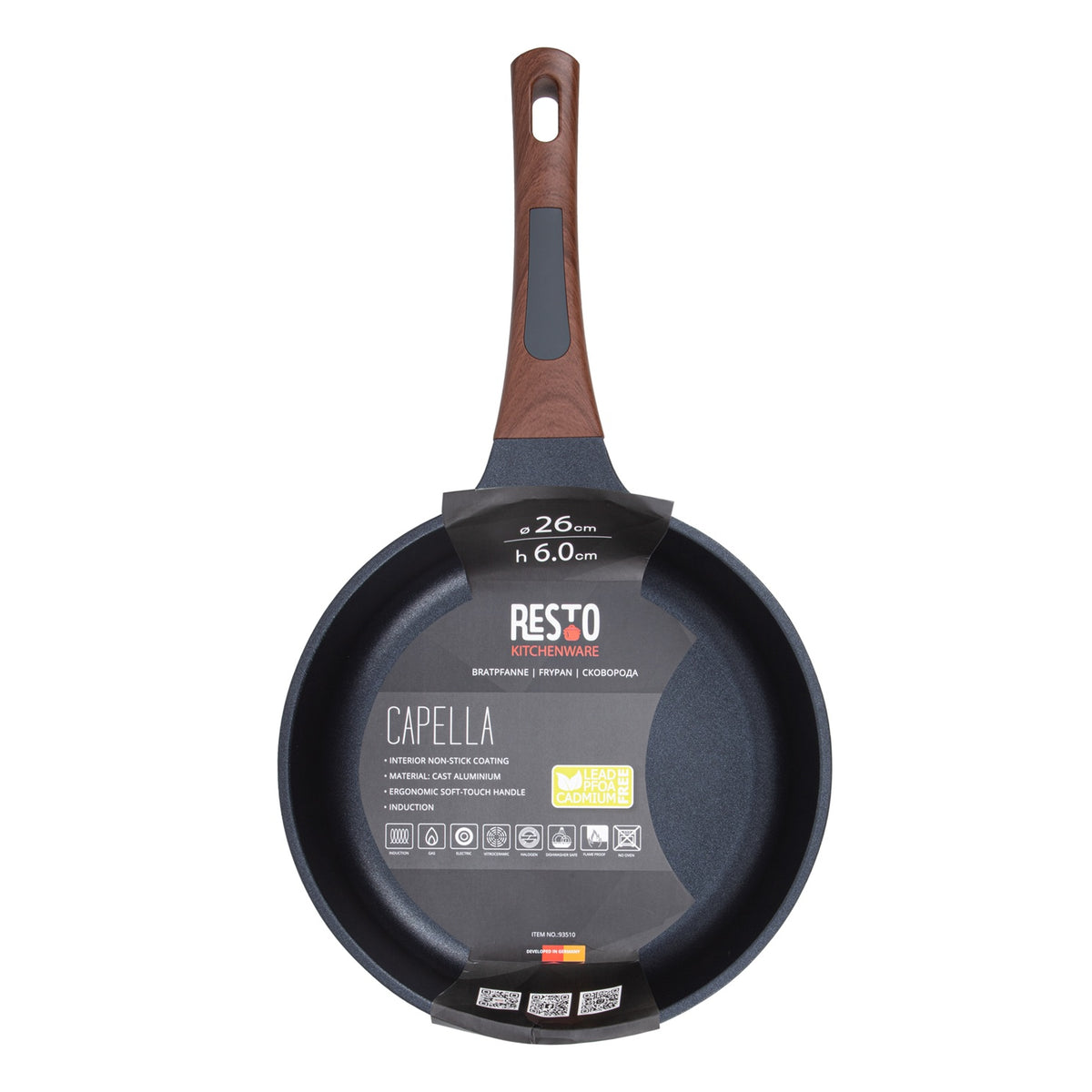 Frigideira Antiaderente Indução Capella 26cm – Resto Kitchenware