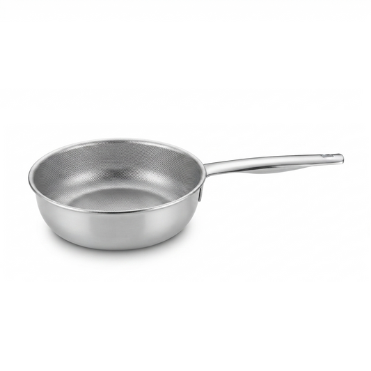 Frigideira Funda inox Antiaderente Indução 14cm – Steel Pan