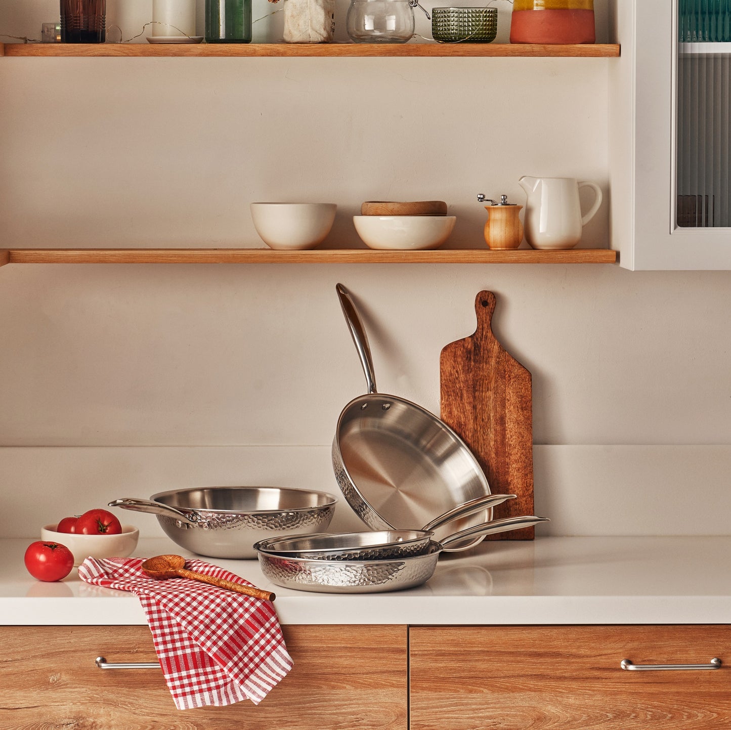 Frigideira inox Antiaderente Tripa Camada Crater 26cm - Resto Kitchenware
