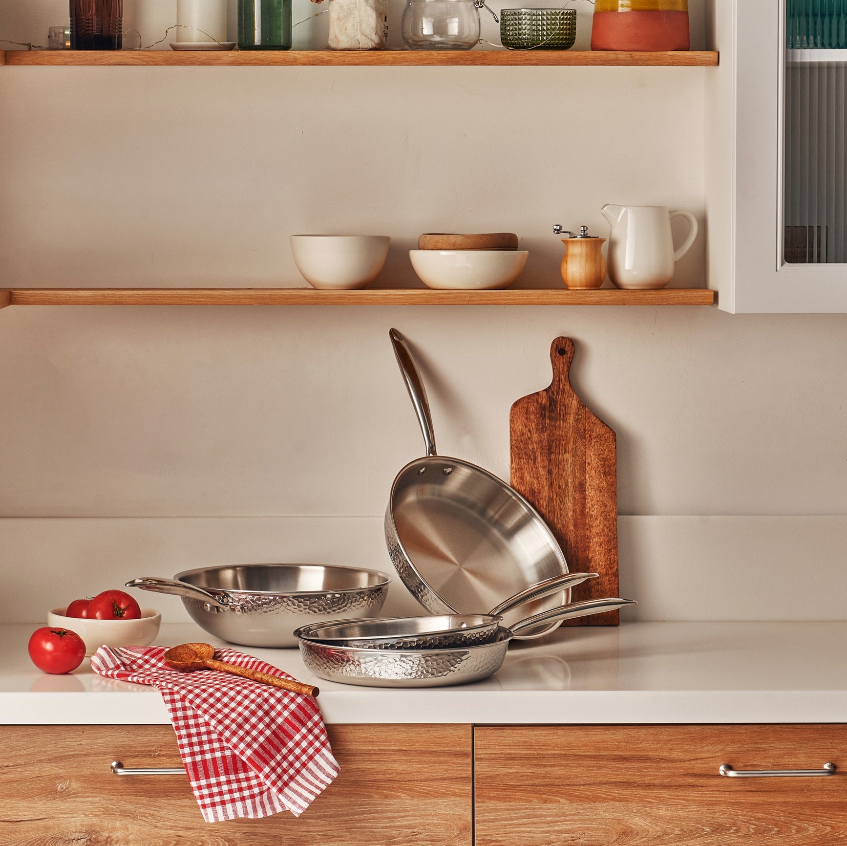 Frigideira inox Antiaderente Tripa Camada Crater 26cm - Resto Kitchenware