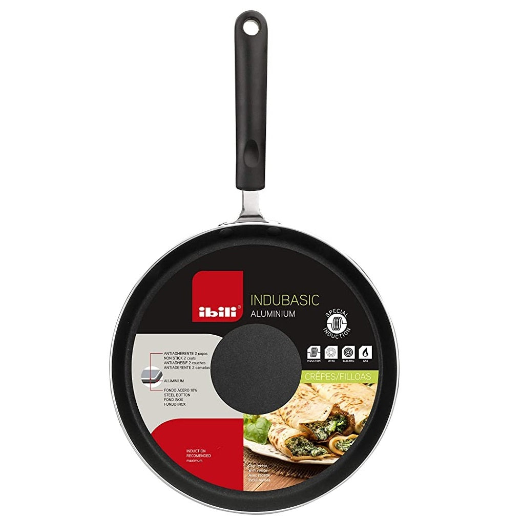 Frigideira para crepes antiaderente indubasic Ibili - cozinha silva