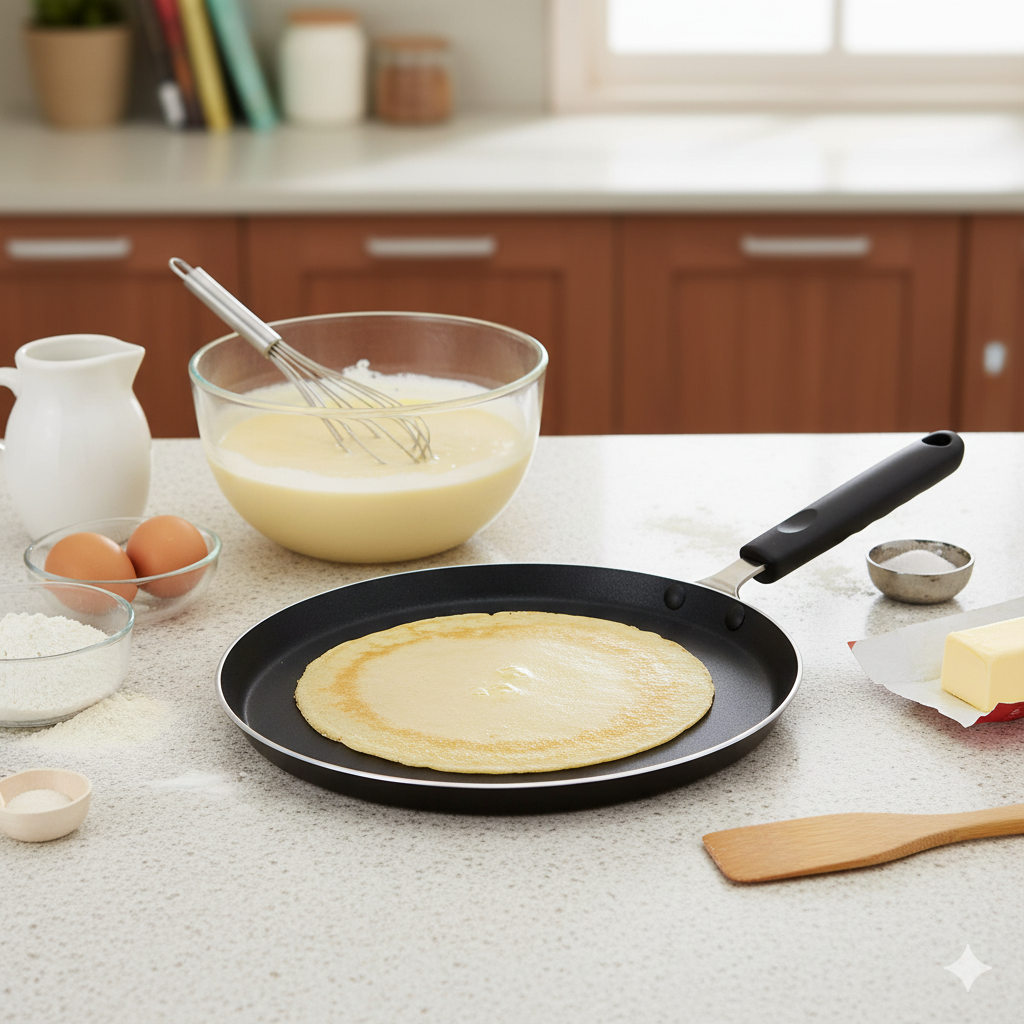 Frigideira para crepes antiaderente indubasic Ibili - cozinha silva