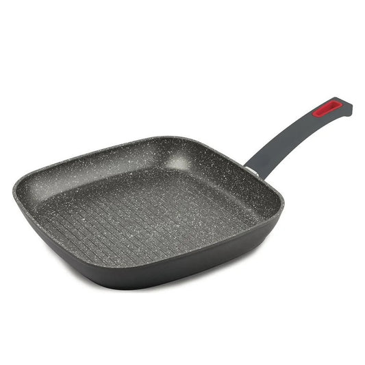 Grelhador antiaderente quadrado indução linha Viva - Ghidini Italy