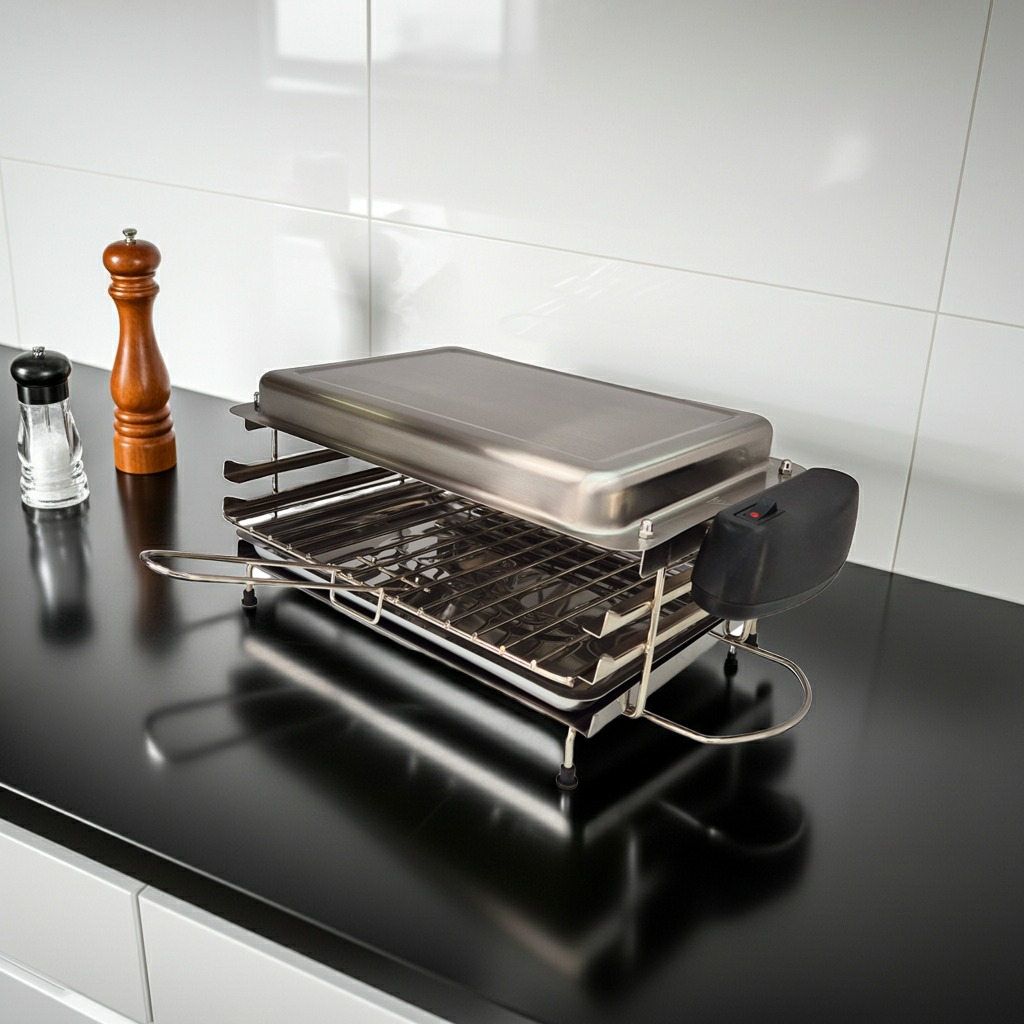 Grelhador eletrico sem fumo pequeno