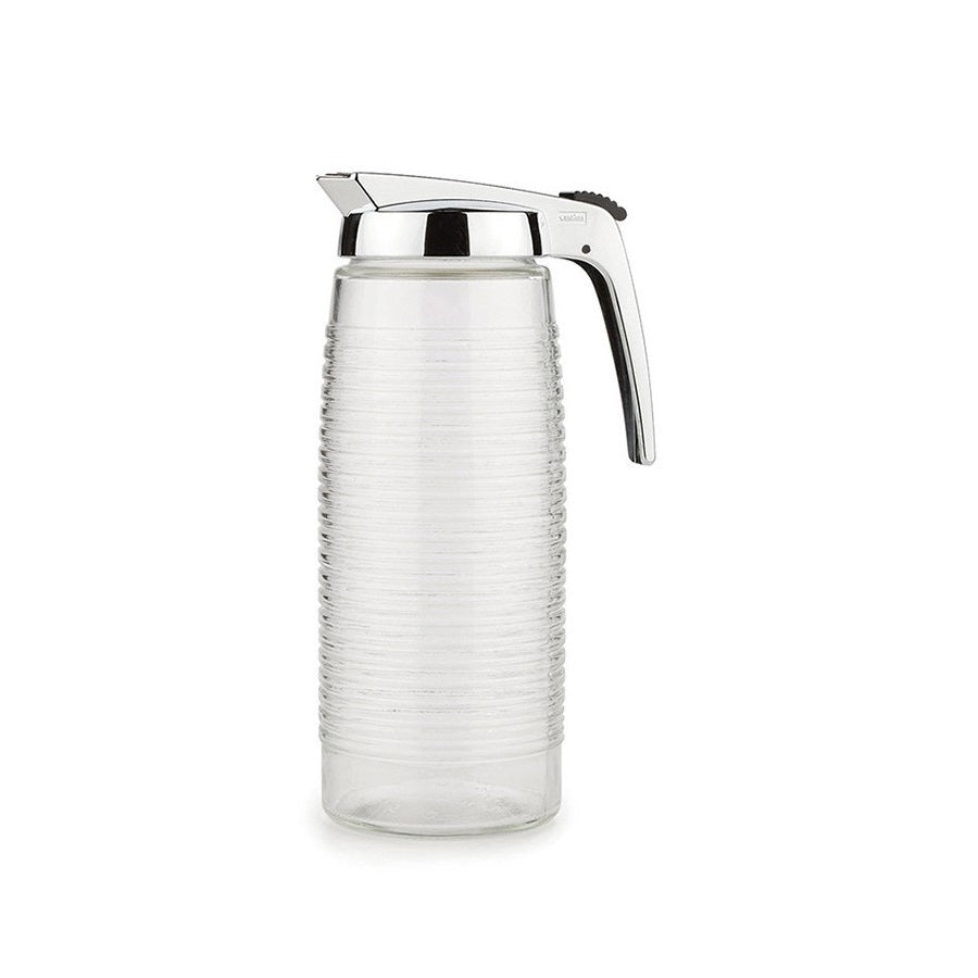 Jarro de vidro com tampa cromada 1,4L - Valira - Na cozinha Silva