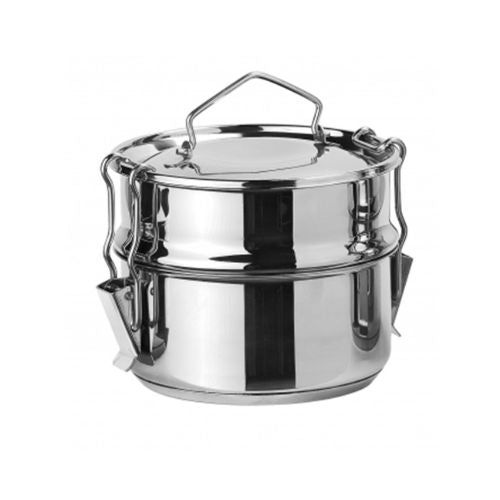 Marmita inox dupla com fundo térmico Artame