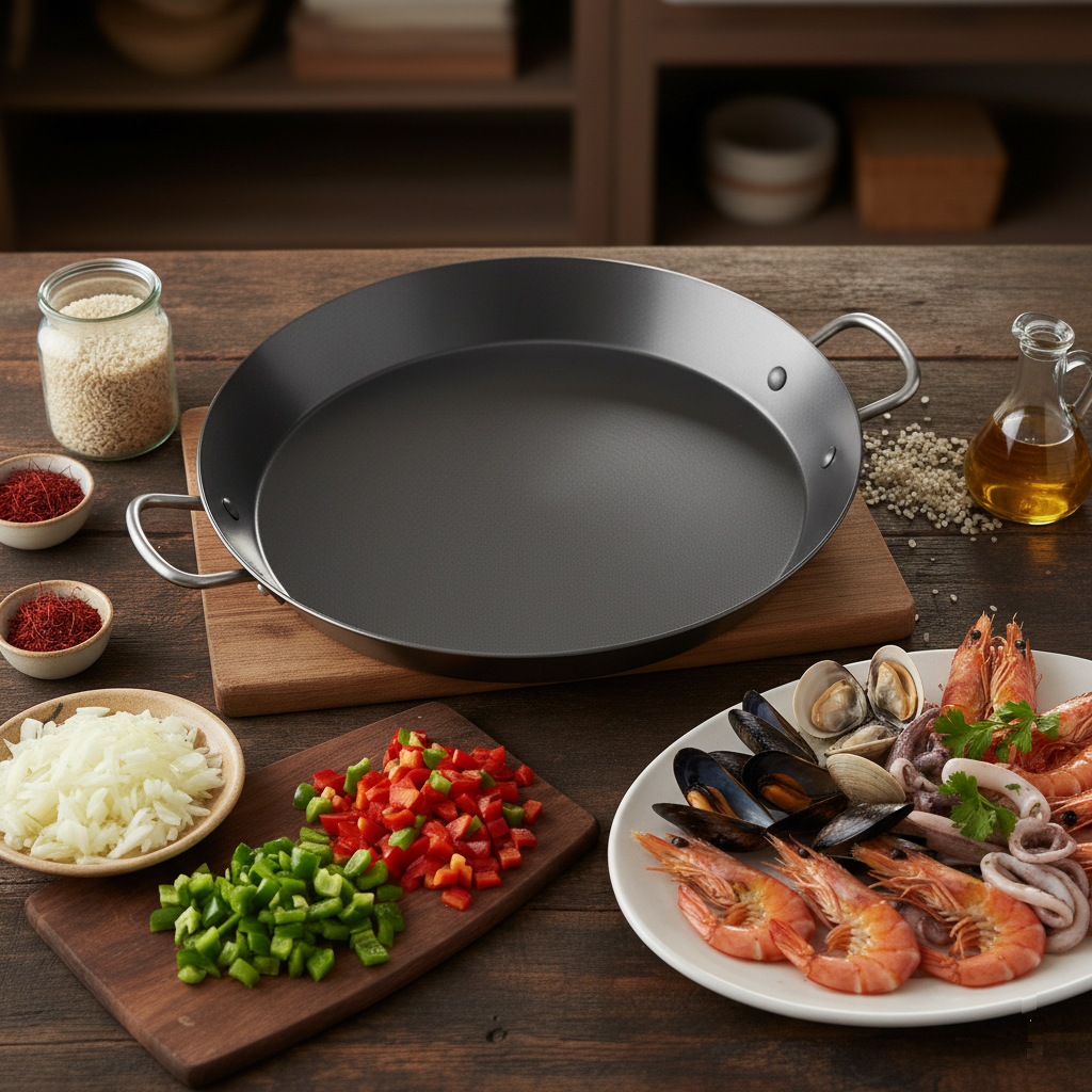Paelheira Valenciana em inox antiaderente – Garcima