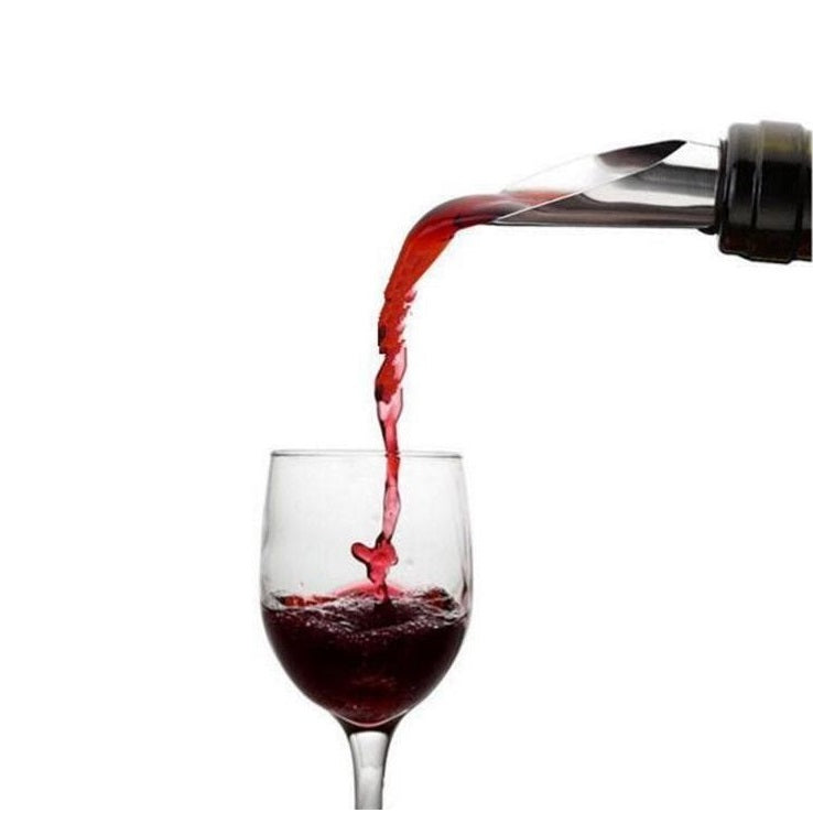 Bico doseador vinho anti gota com tampa Inoxibar