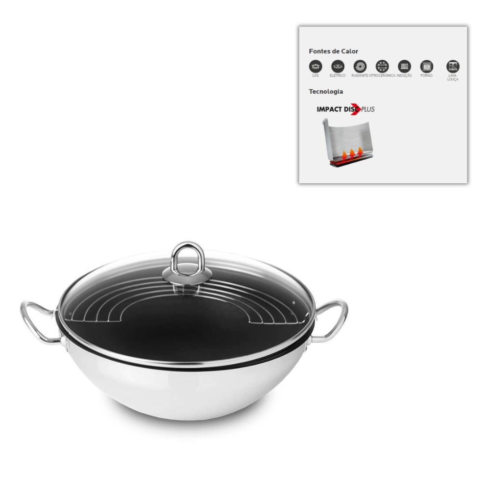 Wok antiaderente Silampos Nautilus