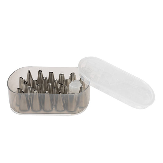 Conjunto de 26 bicos inox para saco de pasteleiro Patisse
